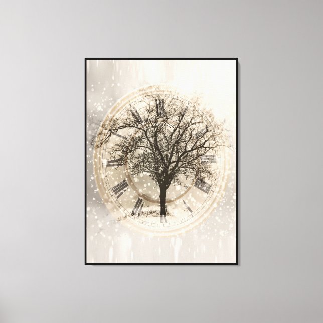 Toile Horloge arborescente (Recto)