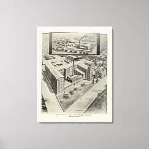 Toile Horloge Co de Waterbury