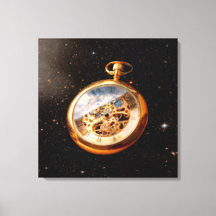 Toile Horloger - temps d'espace