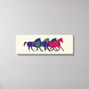 Toile horses to decor walls