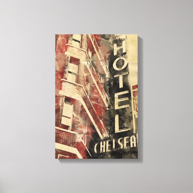 Toile Hotel Chelsea Canvas Imprimer (Recto)