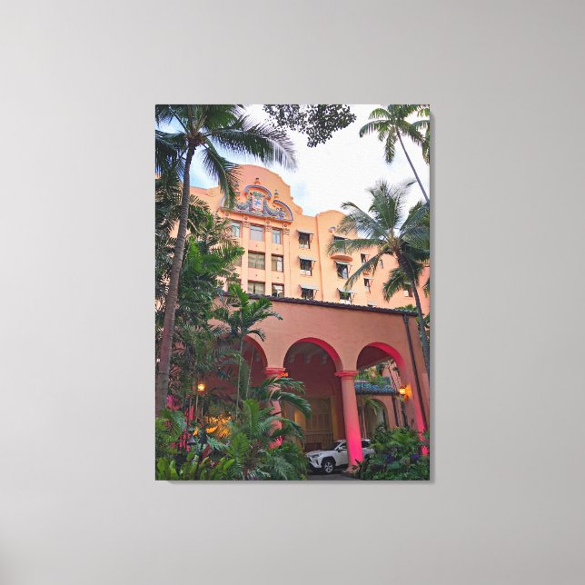 Toile Hôtel Royal Hawaiian (Recto)