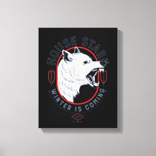 Toile House Stark - Winter Is Coming