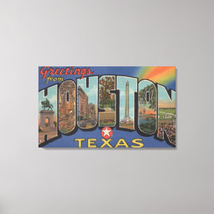 Toile Houston, le Texas - grandes scènes de lettre