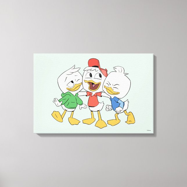Toile Huey, Dewey & Louie (Recto)