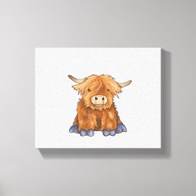 Toile Huggy Harry - Partie de ma série Fluffy Friends Cl (Recto)