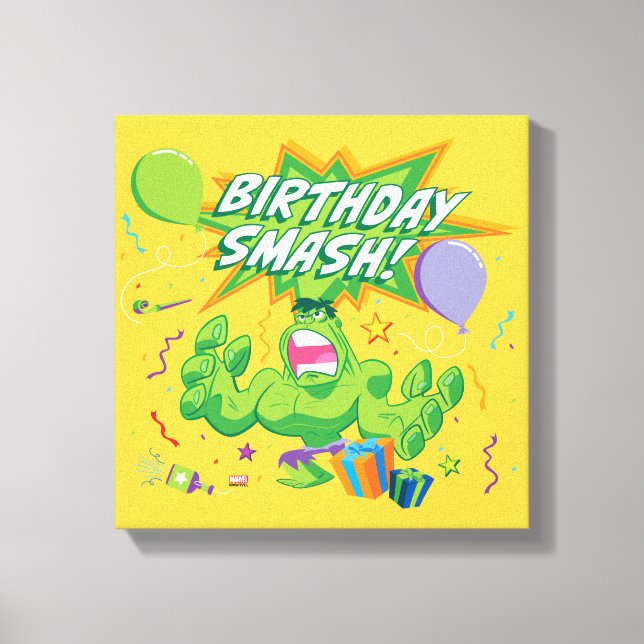 Toile Hulk Birthday Smash (Recto)