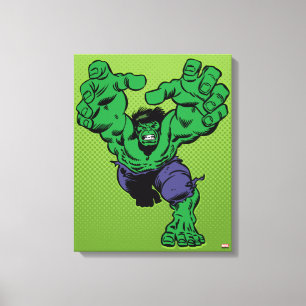 Toile Hulk Retro Grab
