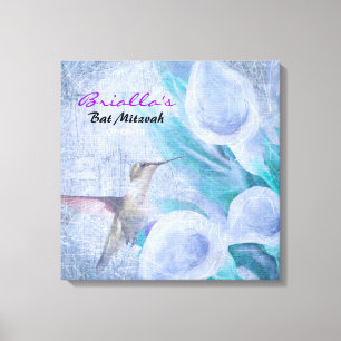 Toile HUMMINGBIRD & LILY Bat mitzvah Se connecter Bureau
