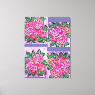 Toile HYDRANGEAS Premium Wrapped (Gloss)