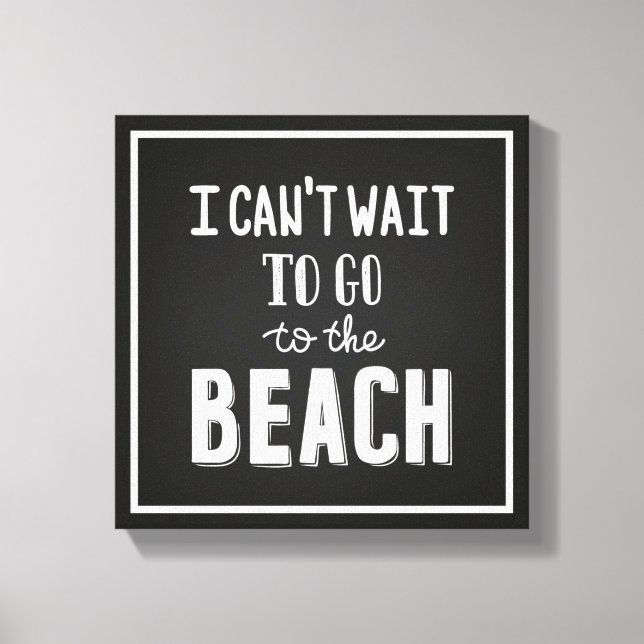 Toile I Can'T Wait (Recto)