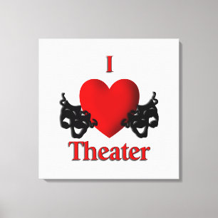Toile I Heart Theatre