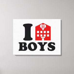 Toile I Love Hotel Boys