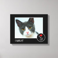 I Love My Cat, Custom Photo - Amateurs d'animaux d