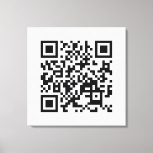 Toile I Love Vietnam (Tôi Yêu Viêt Nam) Drapeau QR Code