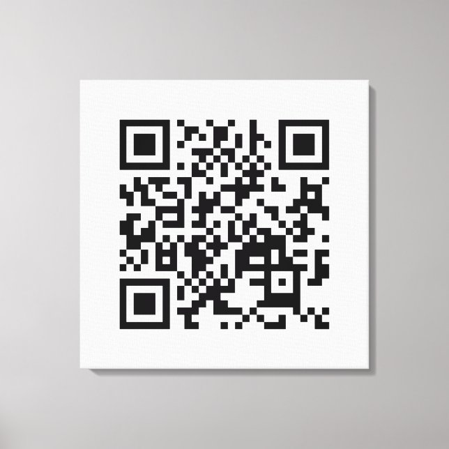 Toile I Love Vietnam (Tôi Yêu Viêt Nam) Drapeau QR Code (Recto)