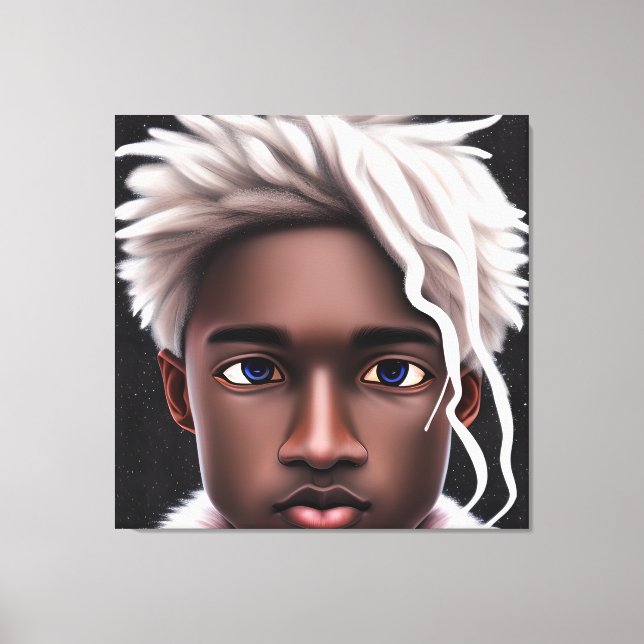 Toile Ice Prince Melanin Black Boy Magic Bruh Winter Bro (Recto)