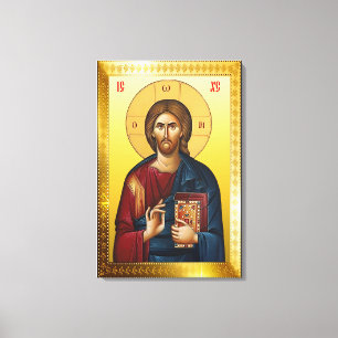 Toile icône orthodoxe de Jésus-Christ