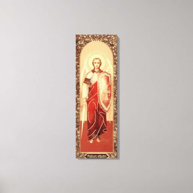 Toile Icône russe Archange Michael Wrapped Canvas (Recto)