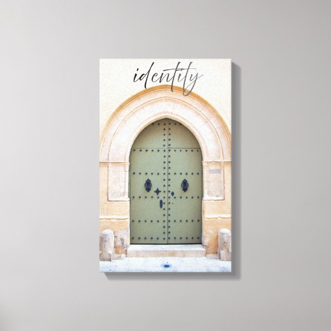 Toile Identity Through the Moroccan door (Recto)