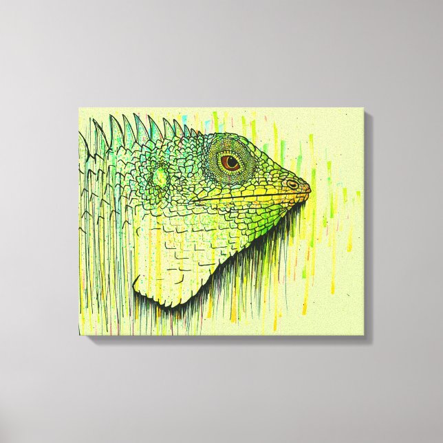 Toile Iguana (Recto)