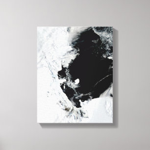 Toile Iiceberg B-15J dans la mer de Ross, Antarctique