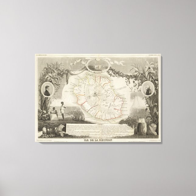 Toile Île De La Réunion (Recto)