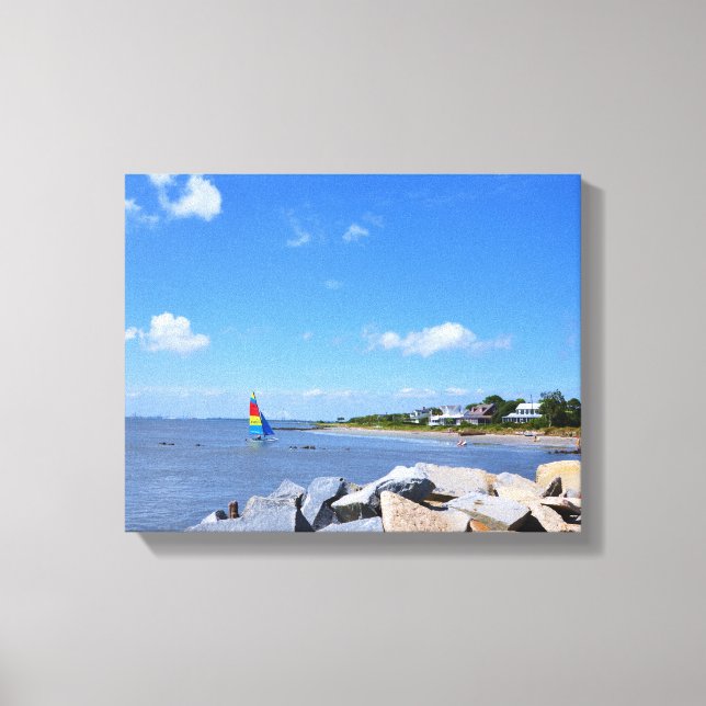 Toile Île de Sullivan, Caroline du Sud (Recto)