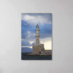 Toile Île grecque de Crète et vieille ville de Chania 2