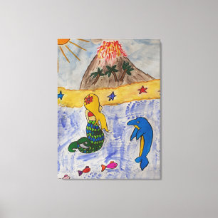 Toile Île Mermaid