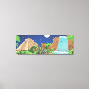 Toile Île tropicale