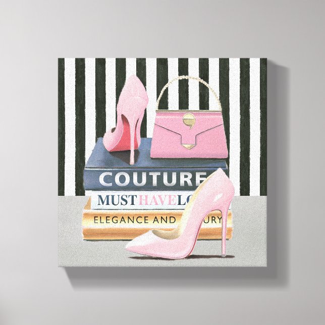Toile Île Wild | Couture Stripes - Shoes & Bag (Recto)