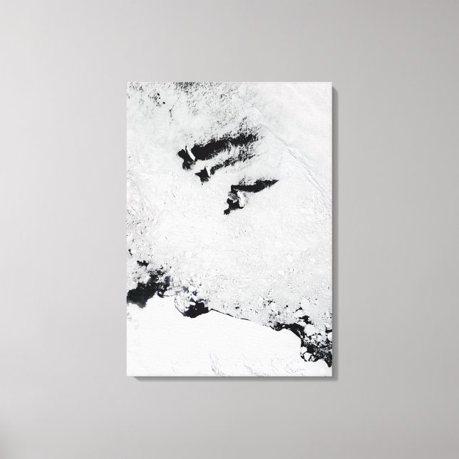 Toile Îles Balleny, près de l'Antarctique (Recto)