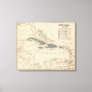 Toile Îles occidentales de l'Inde