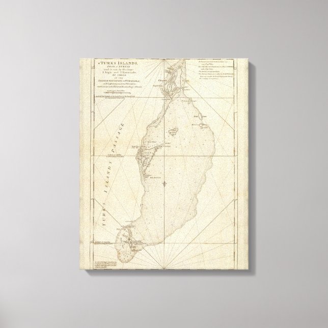 Toile Îles Turques (Recto)