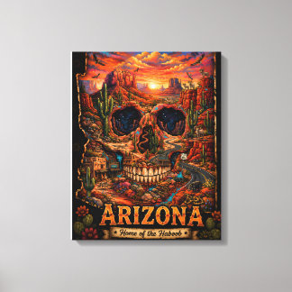 Toile Illusion de crâne d'Arizona | Astigmatisme dans l'