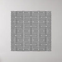 Illusions Art-Optique Noir & Blanc Simples Pop