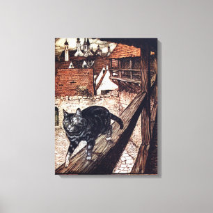 Toile Illustration de Castle Cat Rackham