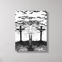 Illustration de Crucifixion par Amanda Diehl