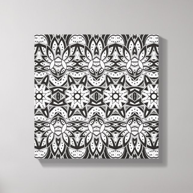 Toile Illustration de style tribal inspirée 6 (Recto)