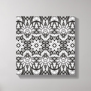 Toile Illustration de style tribal inspirée 6