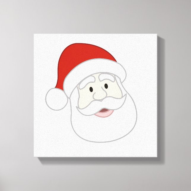 Toile Illustration du père noël (Recto)