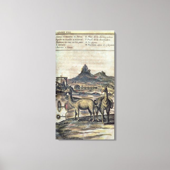 Toile Illustration from a history of Pérou (Recto)