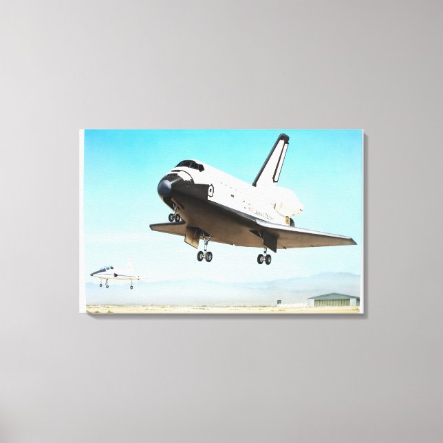Toile Illustration numérique de Space Shuttle (Recto)