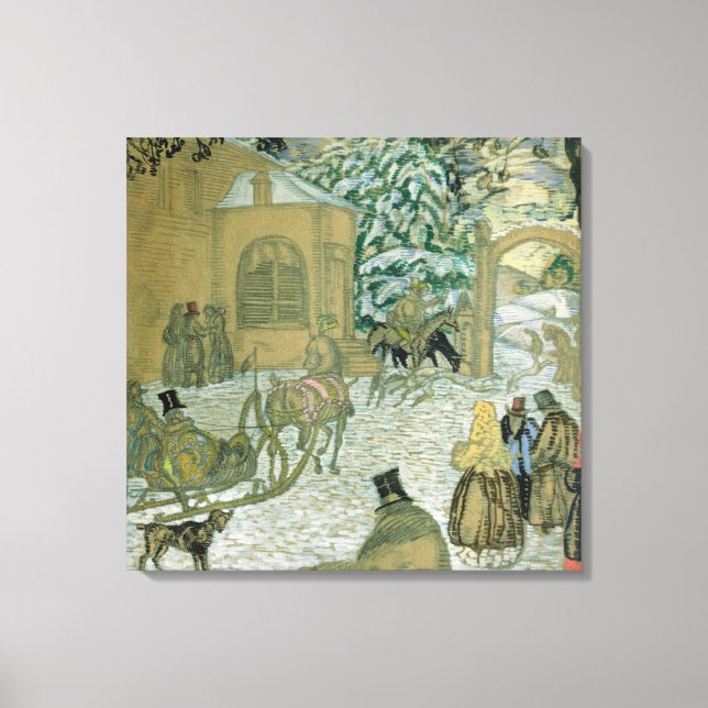 Toile Illustration pour 'Dubrovsky', par Alexander Pushk (Recto)