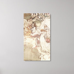 Toile Illustration pour un conte de fées