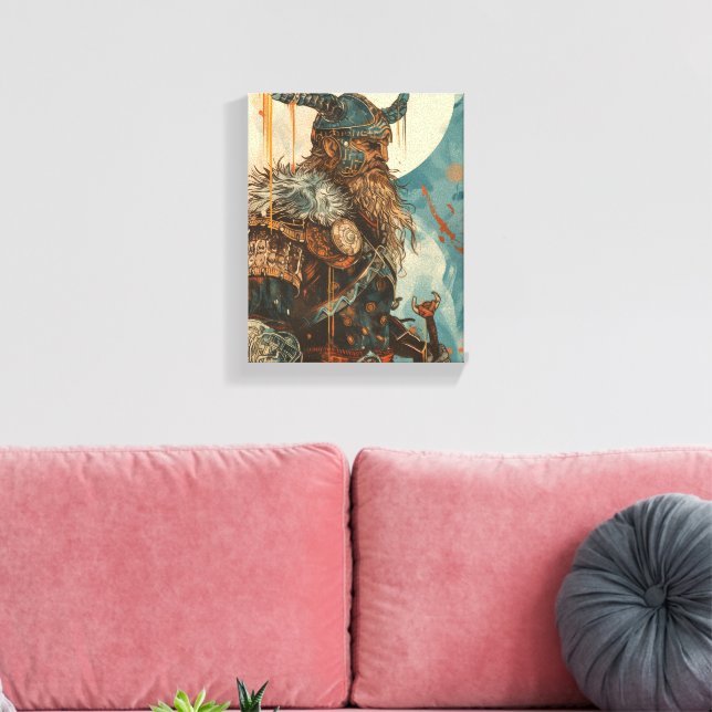 Toile Illustration Viking Warrior (Insitu(Salon))