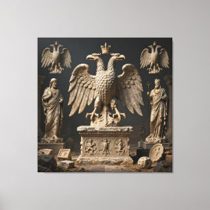Toile IllyrienAutelReliques-FaisceauDArtAigleSacré I ELL