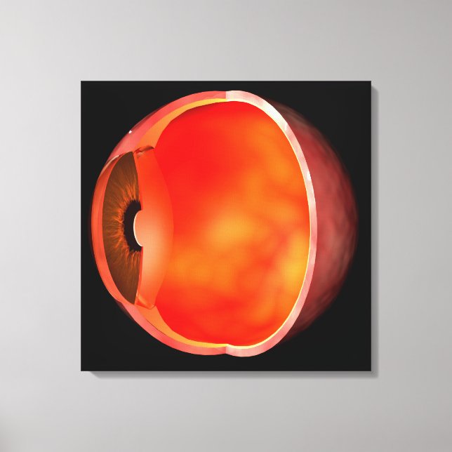 Toile Image Conceptuelle De La Croix Des Yeux Humains Se (Recto)