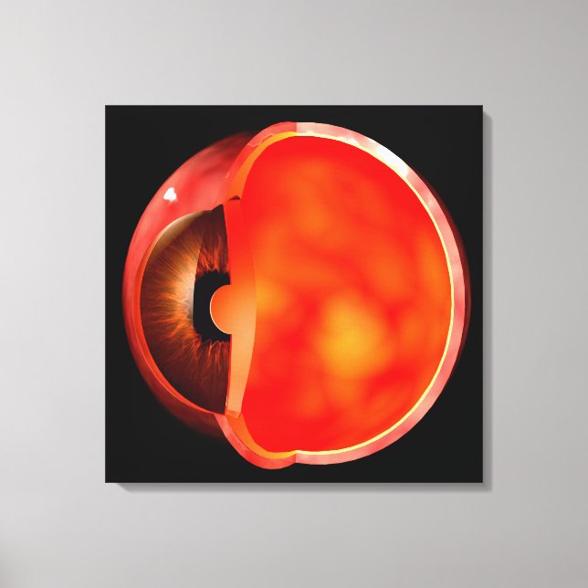 Toile Image Conceptuelle De La Croix Des Yeux Humains Se (Recto)